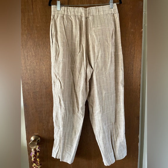Zara | NWT Pleated Linen Pants - Picture 3 of 6